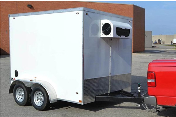 Appareils de stockage à froid portables réfrigérés avec une tension de 220 V et un moteur étanche à l'air