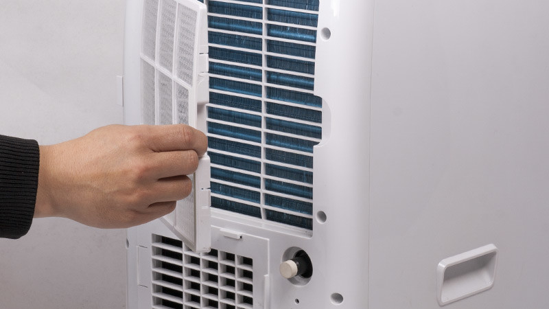 Unités de climatisation de salle portables 9000BTU avec déshumidificateur à commande à distance WIFI et mode veille