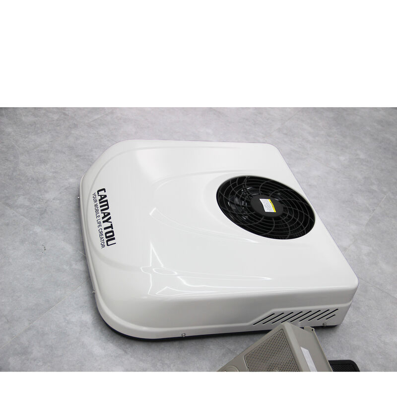 Climatiseur de stationnement 12v d'usine 12 Volts 24v 48v Système de climatisation électrique de toit pour voiture, camping-car, fourgon, caravane