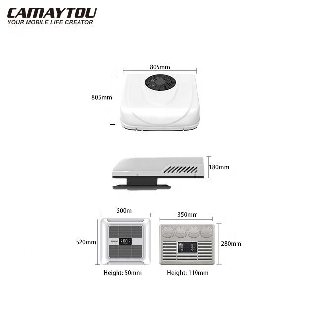 Climatiseurs 12V, 24V et 48V pour camping-cars, caravanes, camping-cars, vans et fourgons